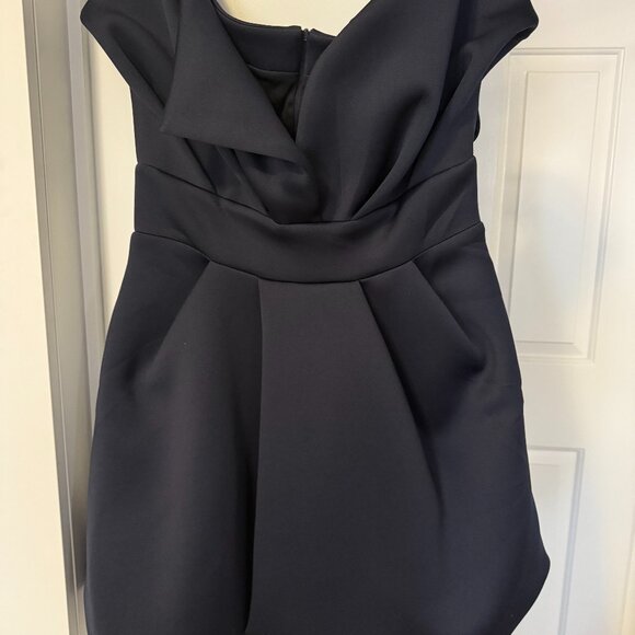 ASOS Design off-shoulder bubble hem mini dress - Size 10 - NWT - Picture 1 of 6